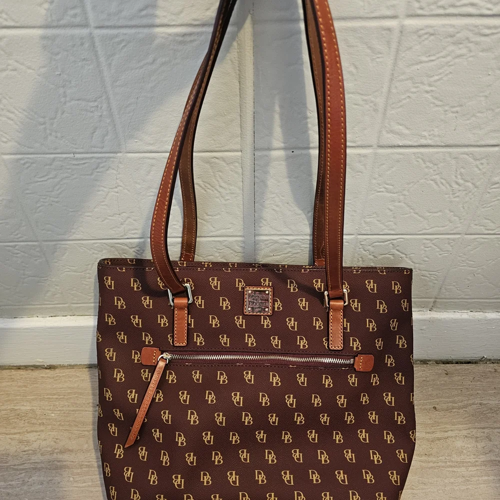 Dooney & Bourke Wine-Colored Tote Bag - Picture 8 of 10